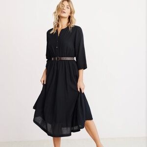 JENNI KAYNE Seersucker Shirt Dress M